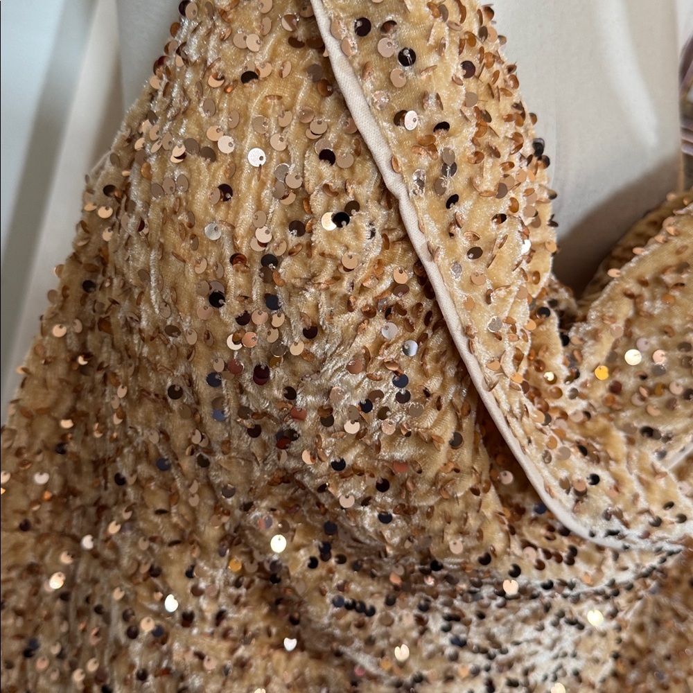 Fairiesty Off Shoulder Split Sequin Mermaid Dress - Picture 5 of 5